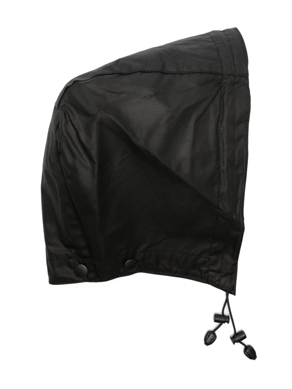 Cappuccio in cotone cerato MHO0004MHO BK91 BLACK BARBOUR