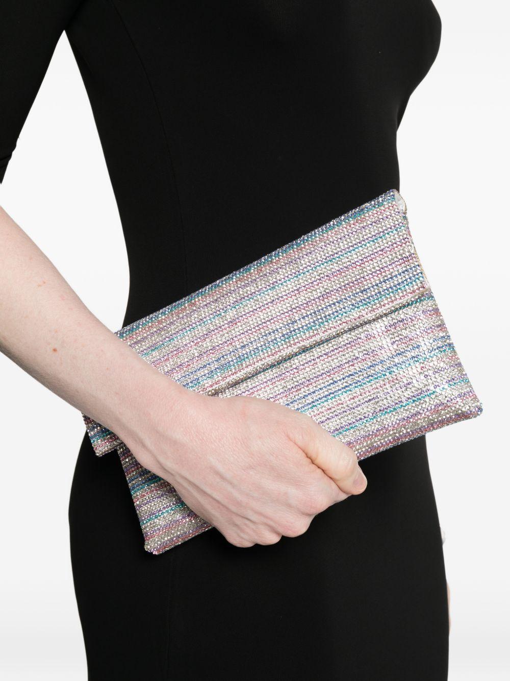 Pochette realizzata con strass BAG0006862P MULTICOLOUR TWENTY FOURHAITCH