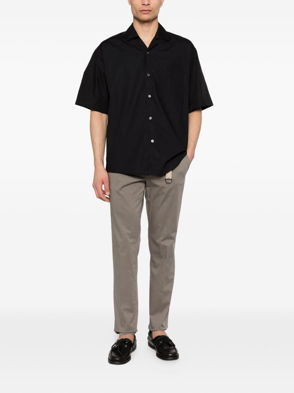 Camicia a maniche corte con taschino G0910187 9000 PAOLO PECORA