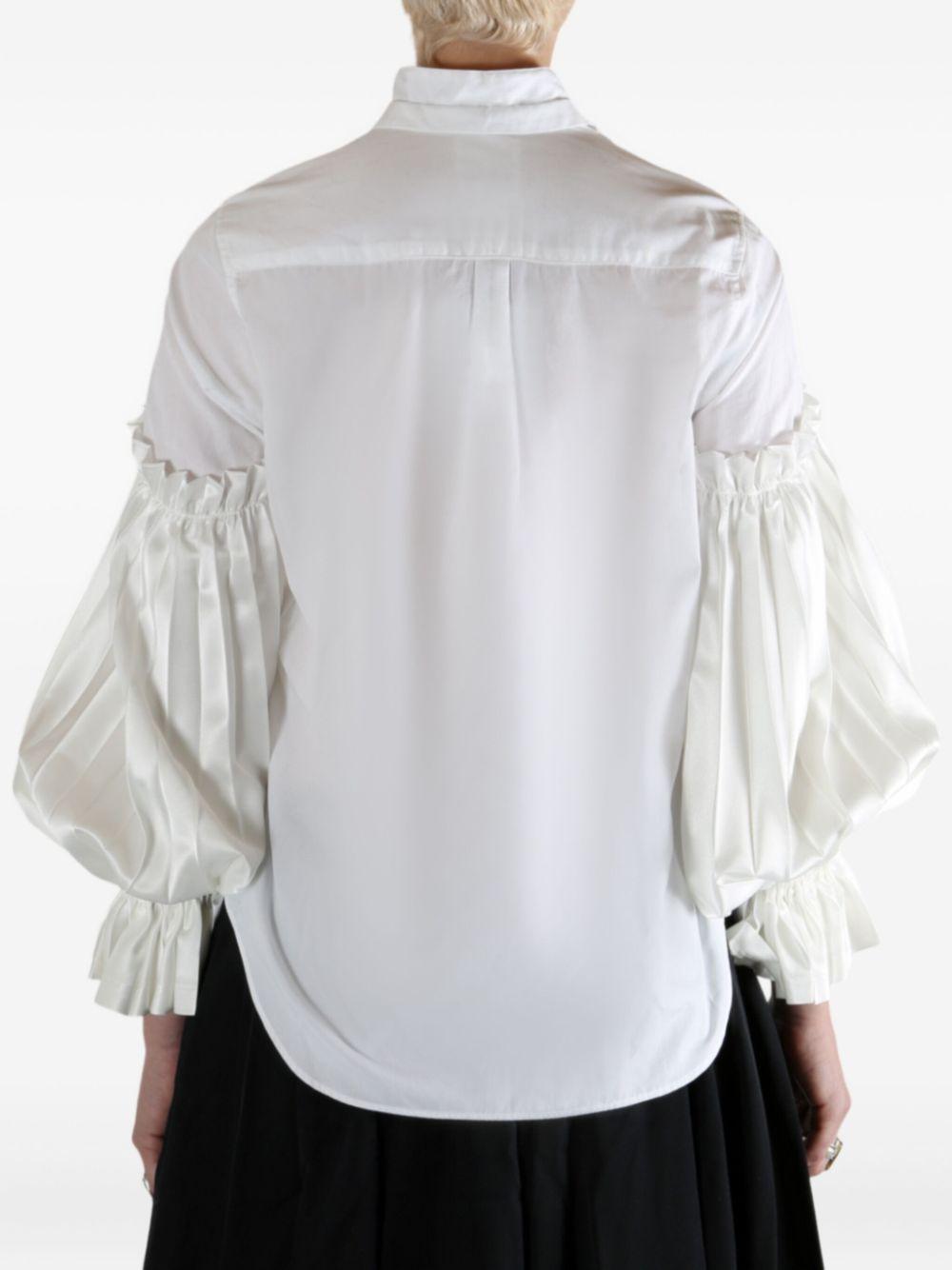 Layered Shirt 3PB009051 WHITE NOIR KEI NINOMIYA