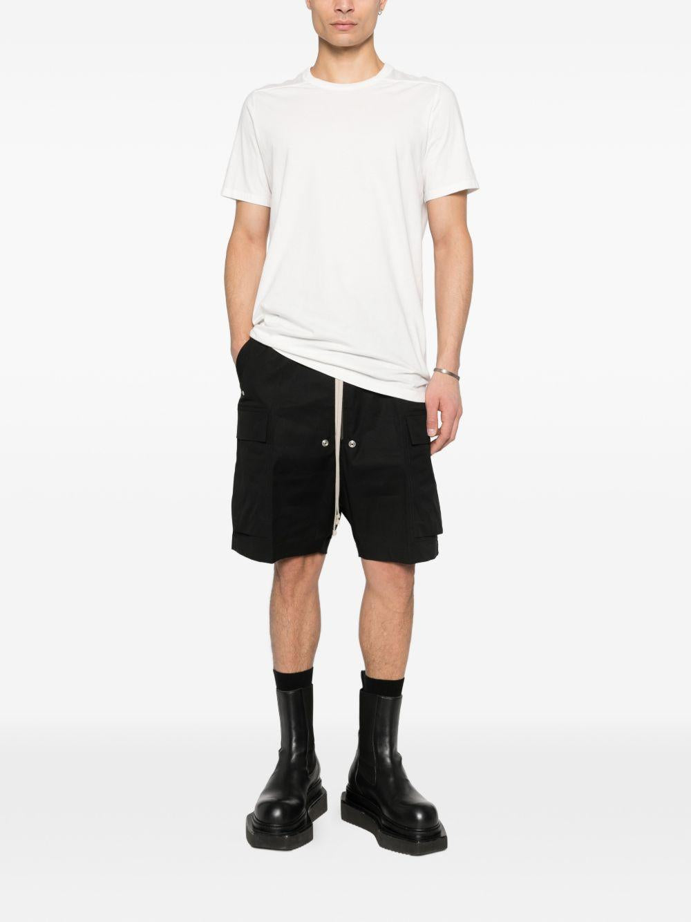 Cargobela Shorts RU01F2360TE 09 BLACK RICK OWENS
