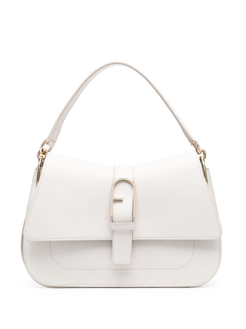 Flow borsa a mano M WB00996 - BX2045 1704S MARSHMALLOW FURLA