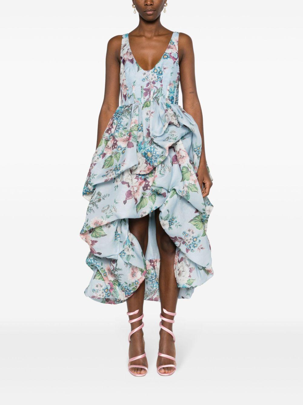 9101DMAT BLUE BARKCLOTH ZIMMERMANN