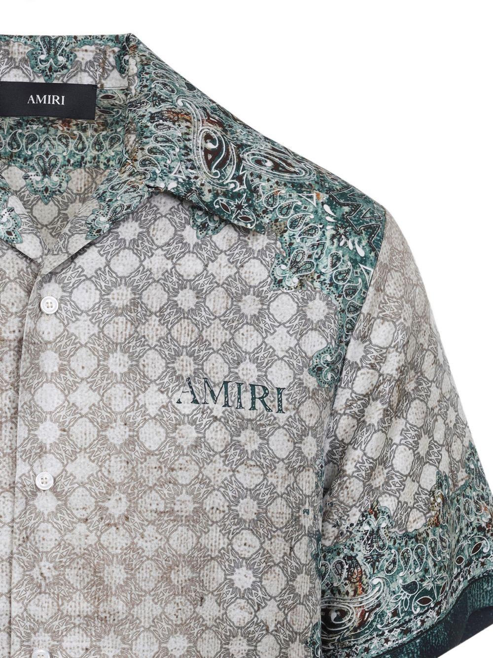 Bandana Bowling Shirt AMTOSH1095 900 AMIRI