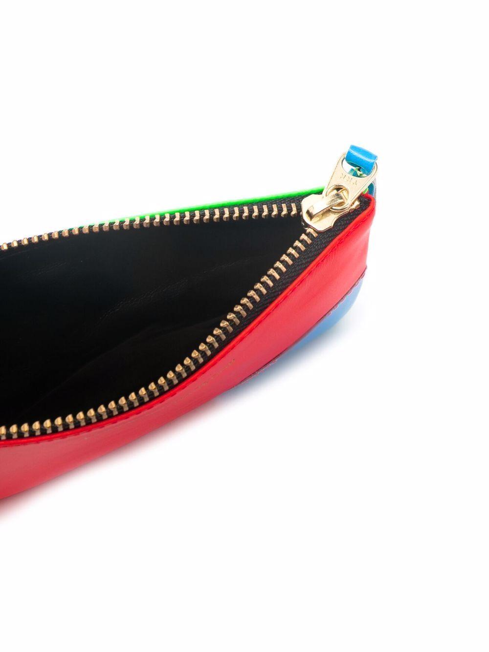 SA8100SF GREEN ORANGE COMME DES GARCONS WALLET