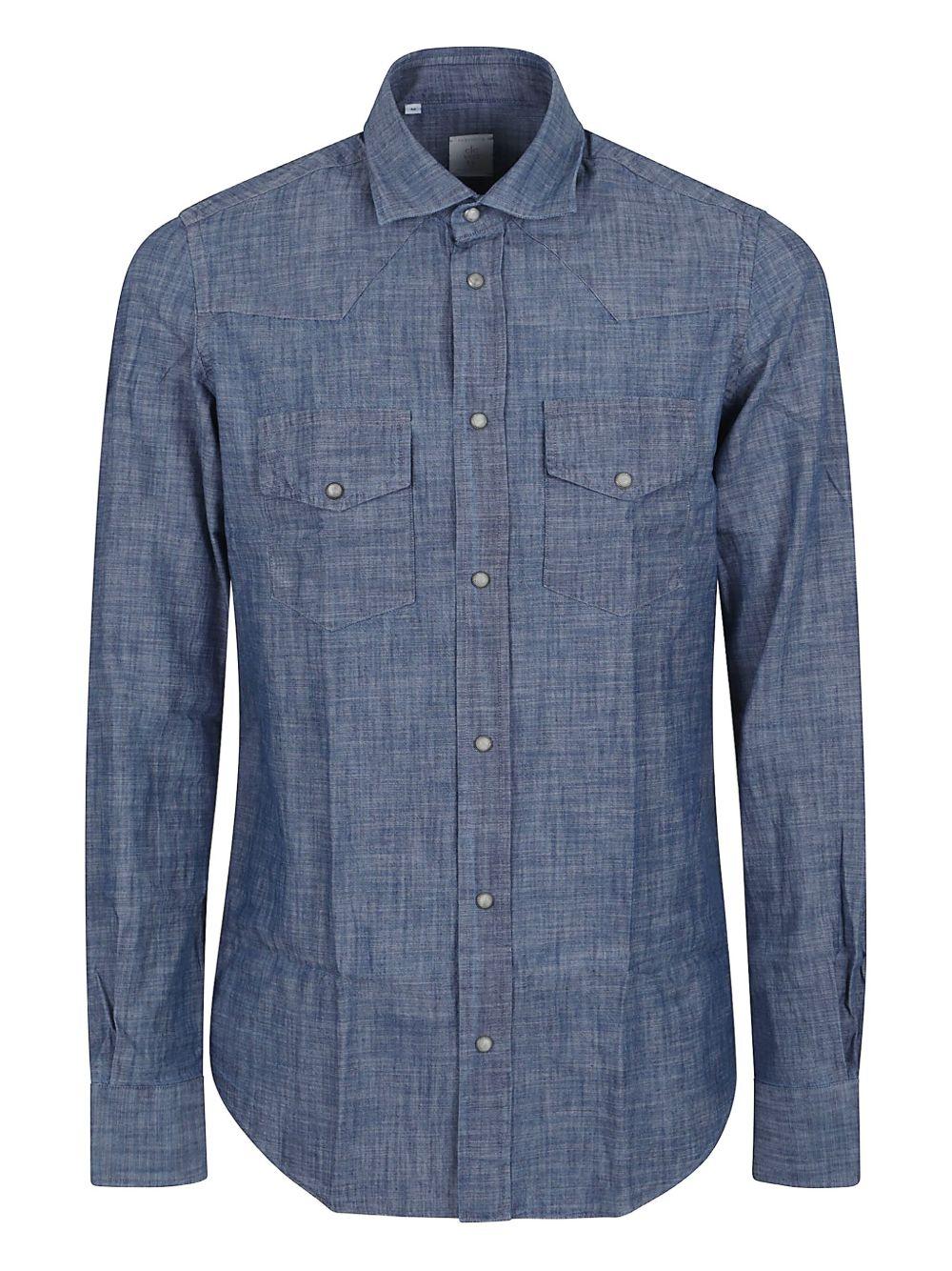 Camicia In Cotone X75CAMA09TES0I185 19N ROYAL ELEVENTY