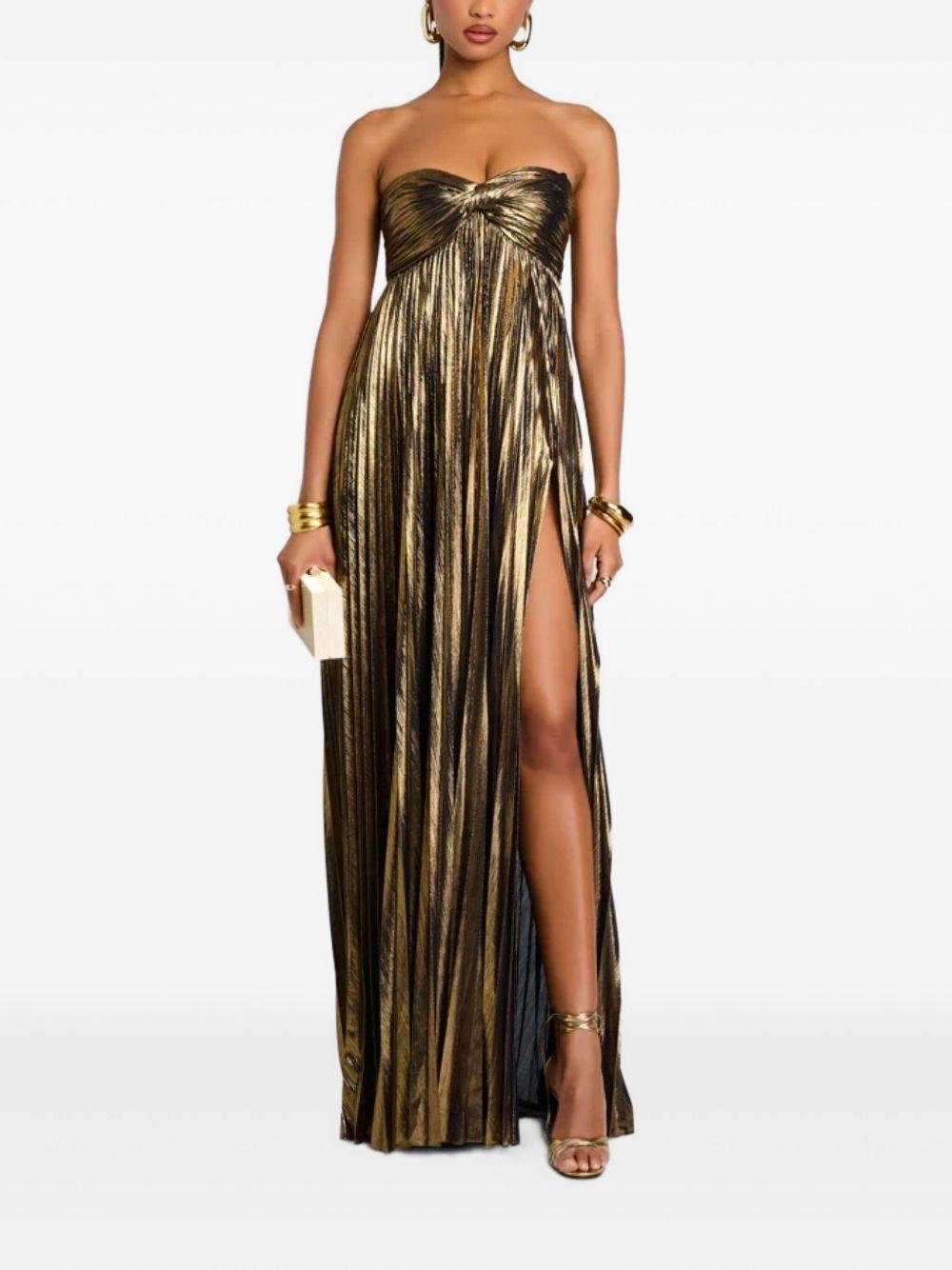 Zoa Dress - Antique Gold HL236360 ANTIQUE GOLD RETROFETE