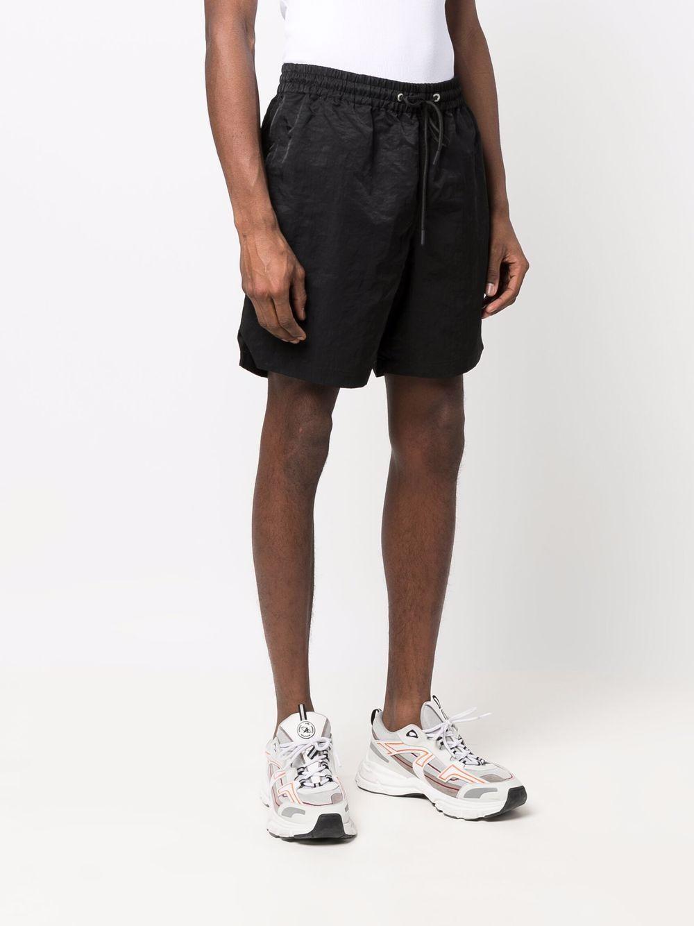 Mike drawstring shorts 4083 999 BLACK SUNFLOWER