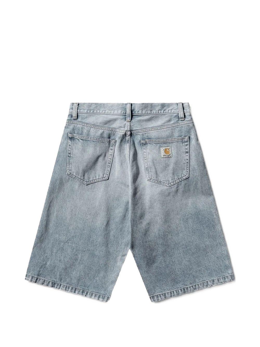 Langdon Short 'Smith' Denim I036587 01WU BLUE HEAVY WORN CARHARTT WIP