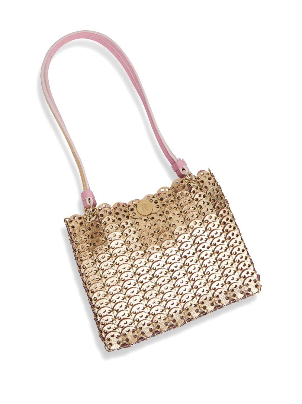1969 Flip shoulder bag 25ESS0506CLF235 M977 PINK GOLD RABANNE