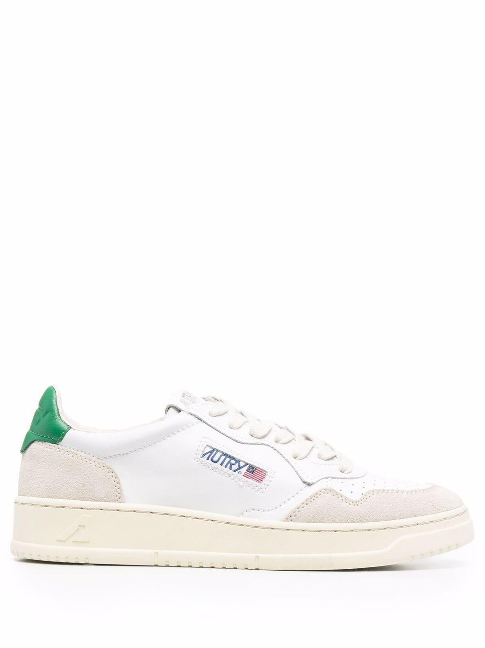 Sneaker Medalist Low in pelle AULMLS23 WHITE AMAZON AUTRY