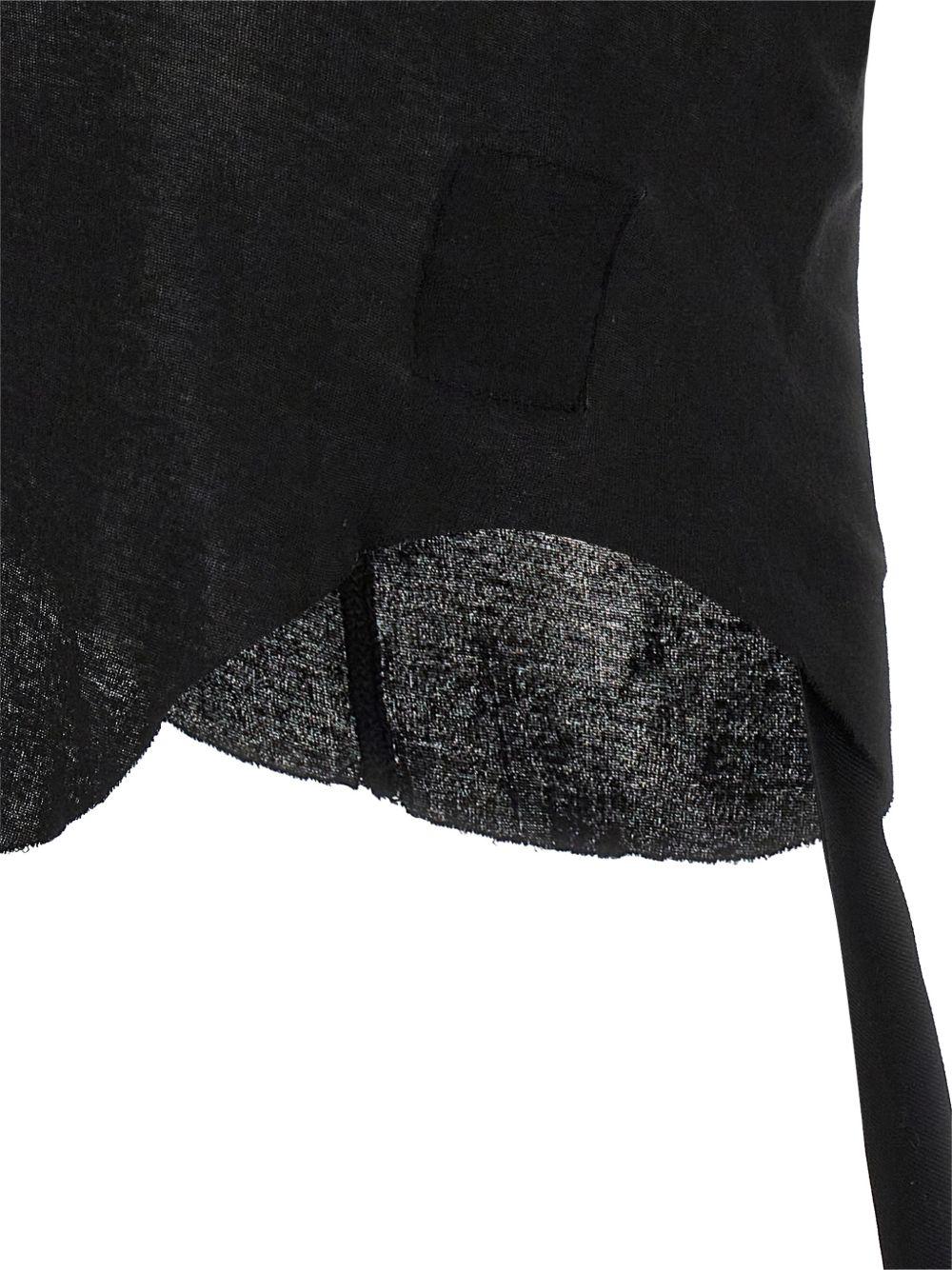 Basic Tank Cropped DS01F4100BH 09 BLACK RICK OWENS DRKSHDW