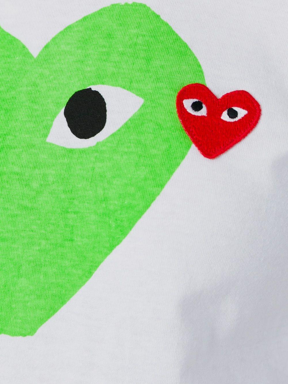 P1T105 3 GREEN COMME DES GARCONS PLAY