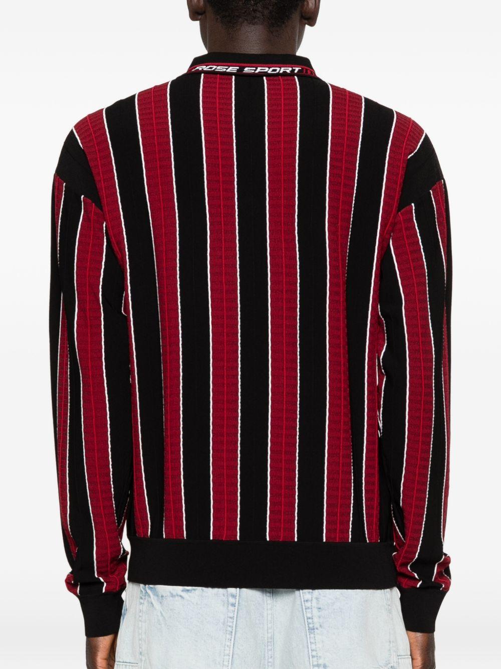 Martine Rose Logo Polo 958YA12120 RED BLACK MARTINE ROSE