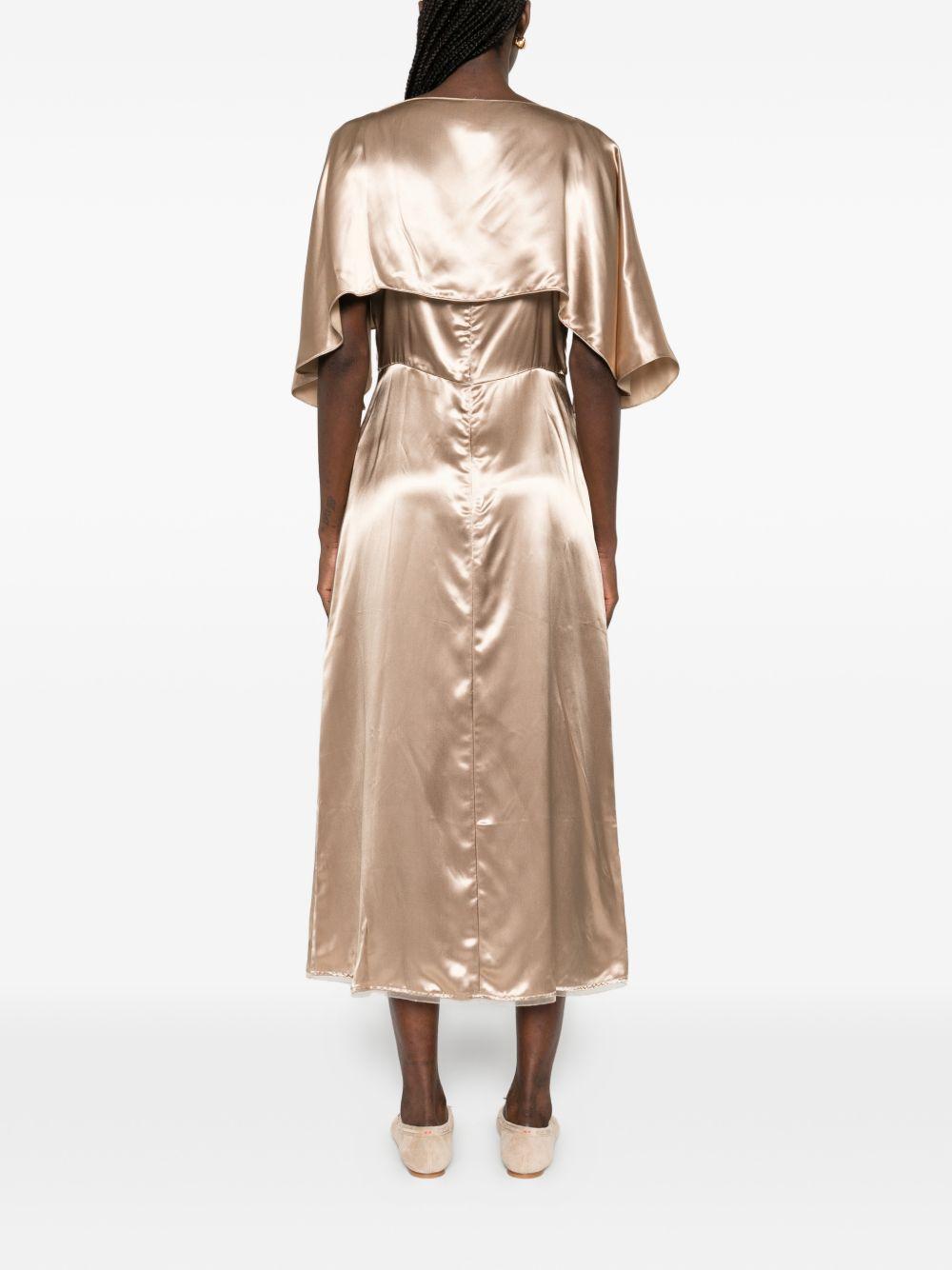 Abito lingerie in satin ABD266F174L909 ACERO FABIANA FILIPPI