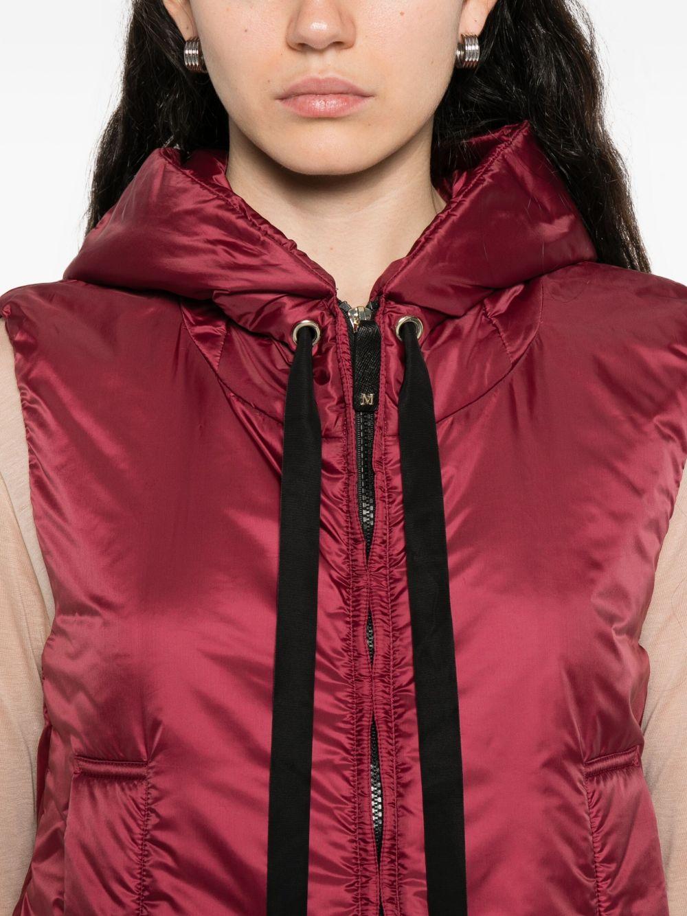Gilet imbottito - Rosso GREENGOMM10025 056 LACQUERED RED MAX MARA THE CUBE