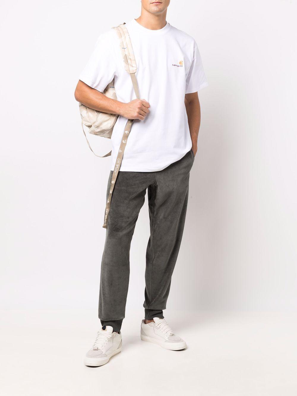 T-Shirt American Script In Cotone I029956 02XX WHITE CARHARTT WIP