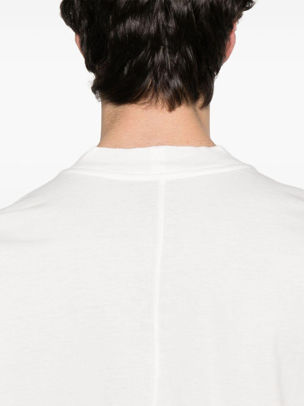 Small Level T-shirt DU01E3258RN 11 MILK RICK OWENS DRKSHDW