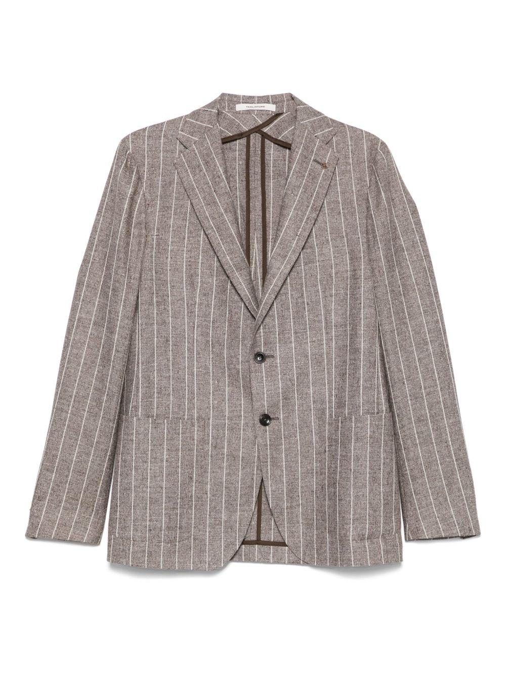 Blazer monopetto gessato 1SMC22KPE850049R25E183 M1306 TAGLIATORE