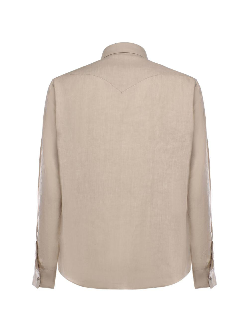 Camicia con taschino M75CAMK02TES0I139 02NN SABBIA ELEVENTY