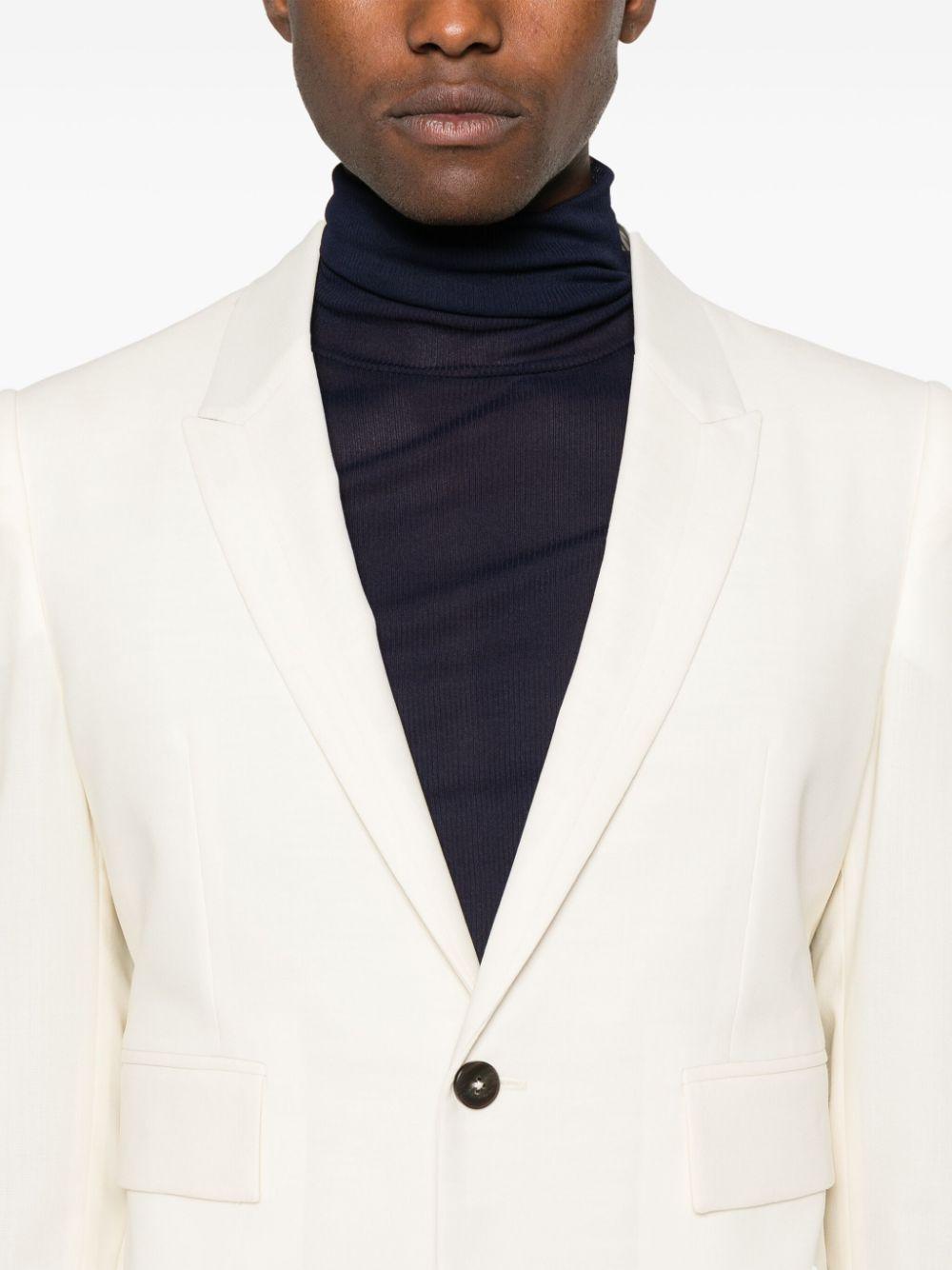 SS24N55 LANA GARZATA BIANCA SAPIO