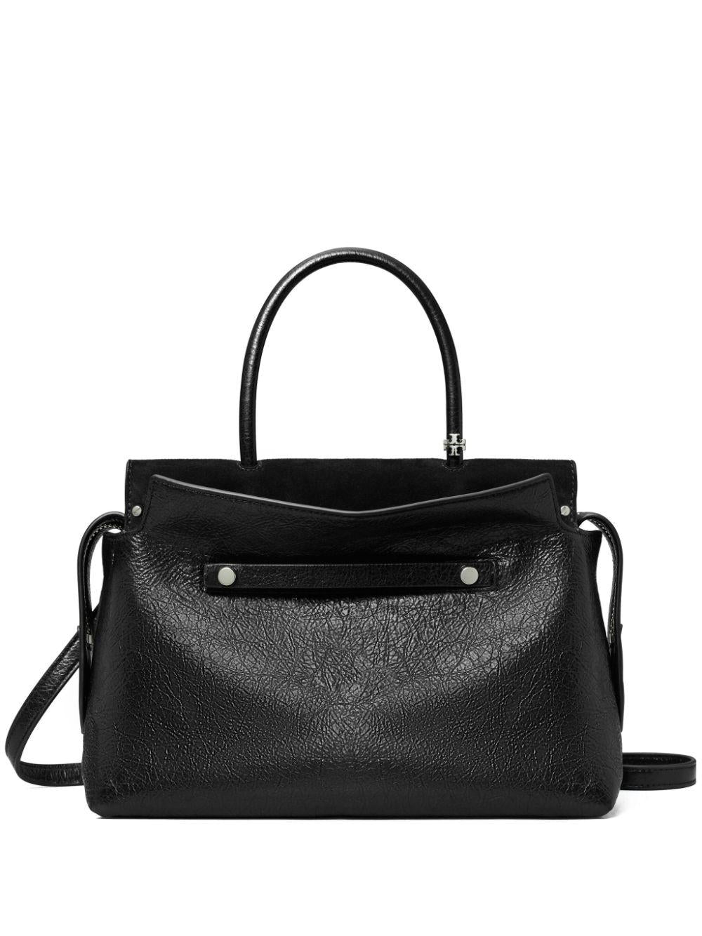 Mercer Distressed tote bag 165150 001 BLACK TORY BURCH
