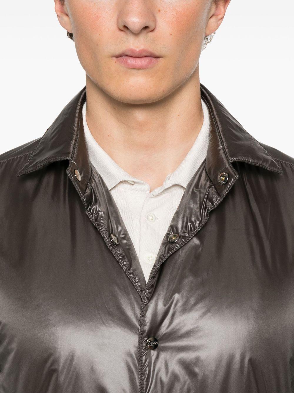 Shacket in Nylon Ultralight GI000490U12017Z 9480 Grigio HERNO