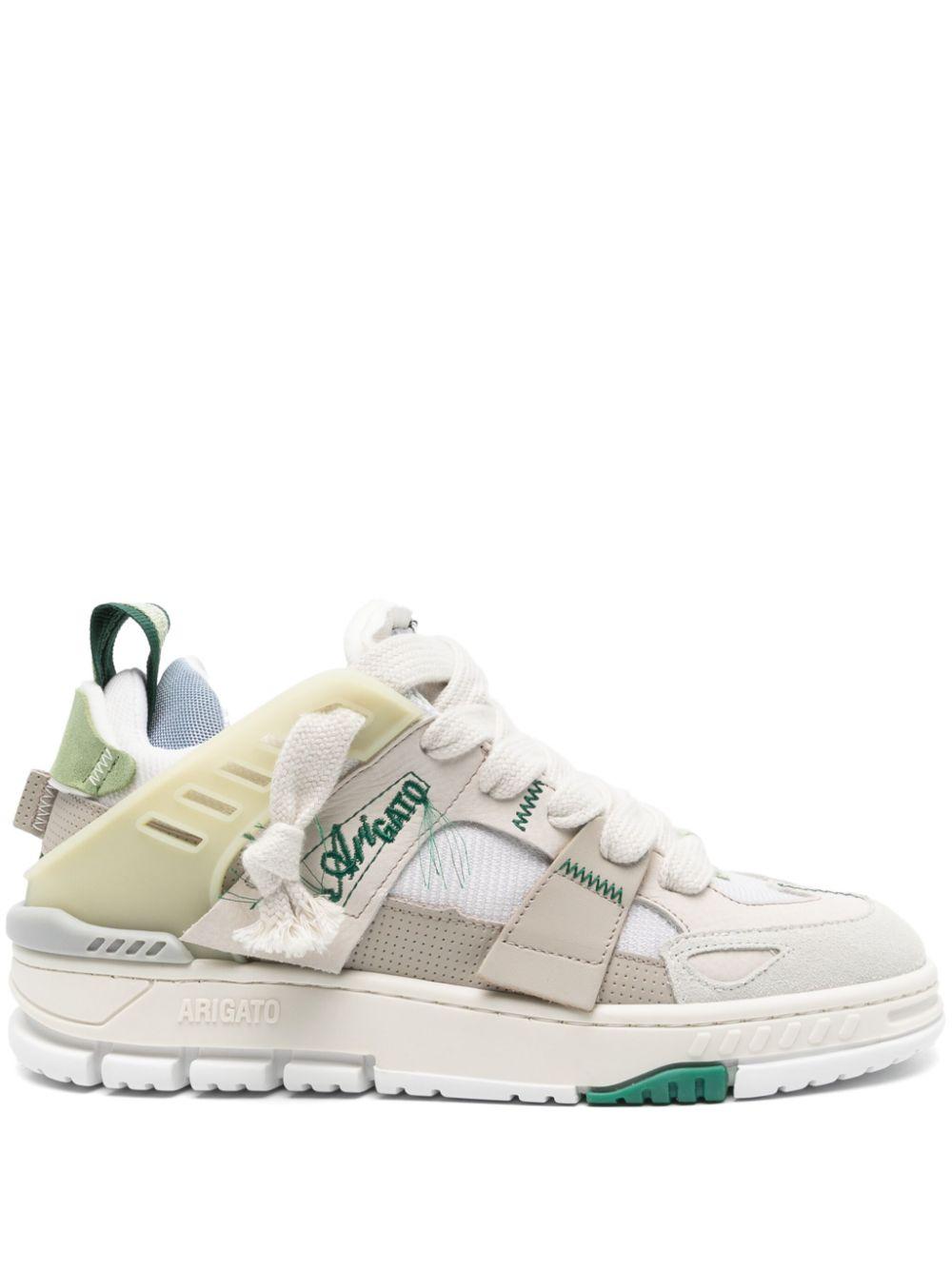 Area Patchwork Sneaker F2761002 DK BEIGE LT GREEN AXEL ARIGATO