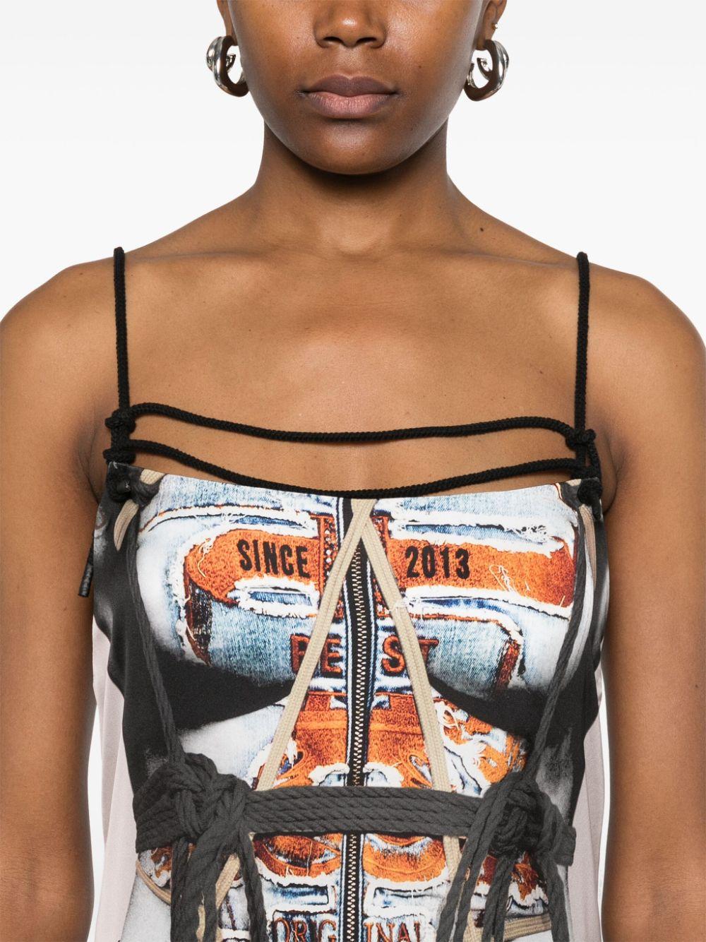 102DR015 TAUPE GREEN Y / PROJECT