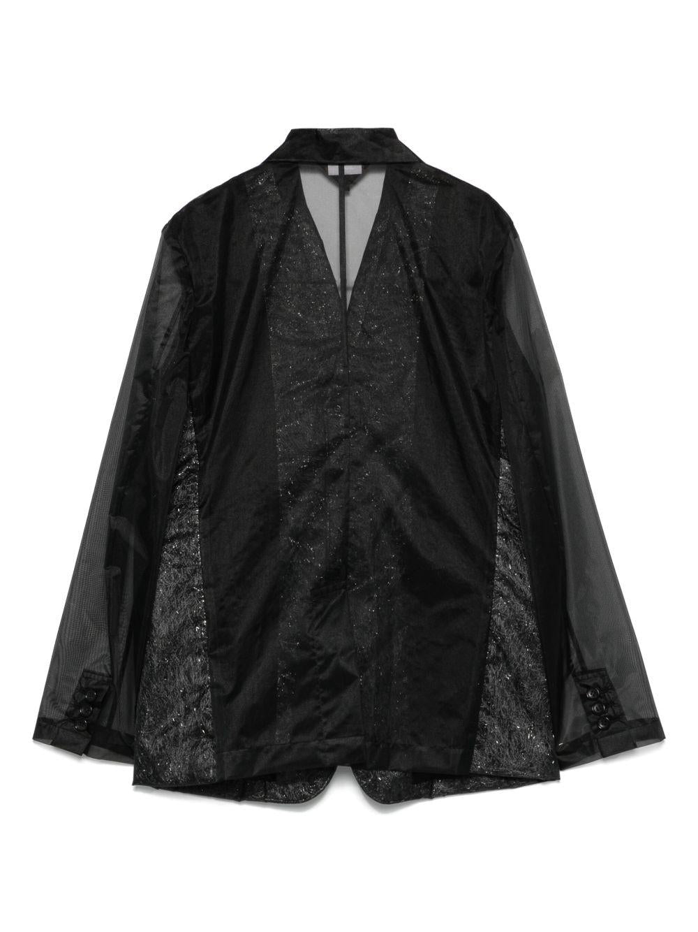 Blazer GOJ006S25 1 BLACK GREY COMME DES GARCONS