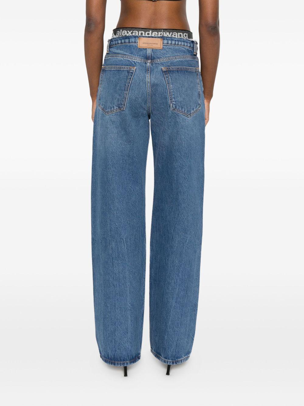 Jeans EZ Indaco con Design Integrato 4DC3254752 473 VINTAGE MEDIUM INDIGO ALEXANDER WANG