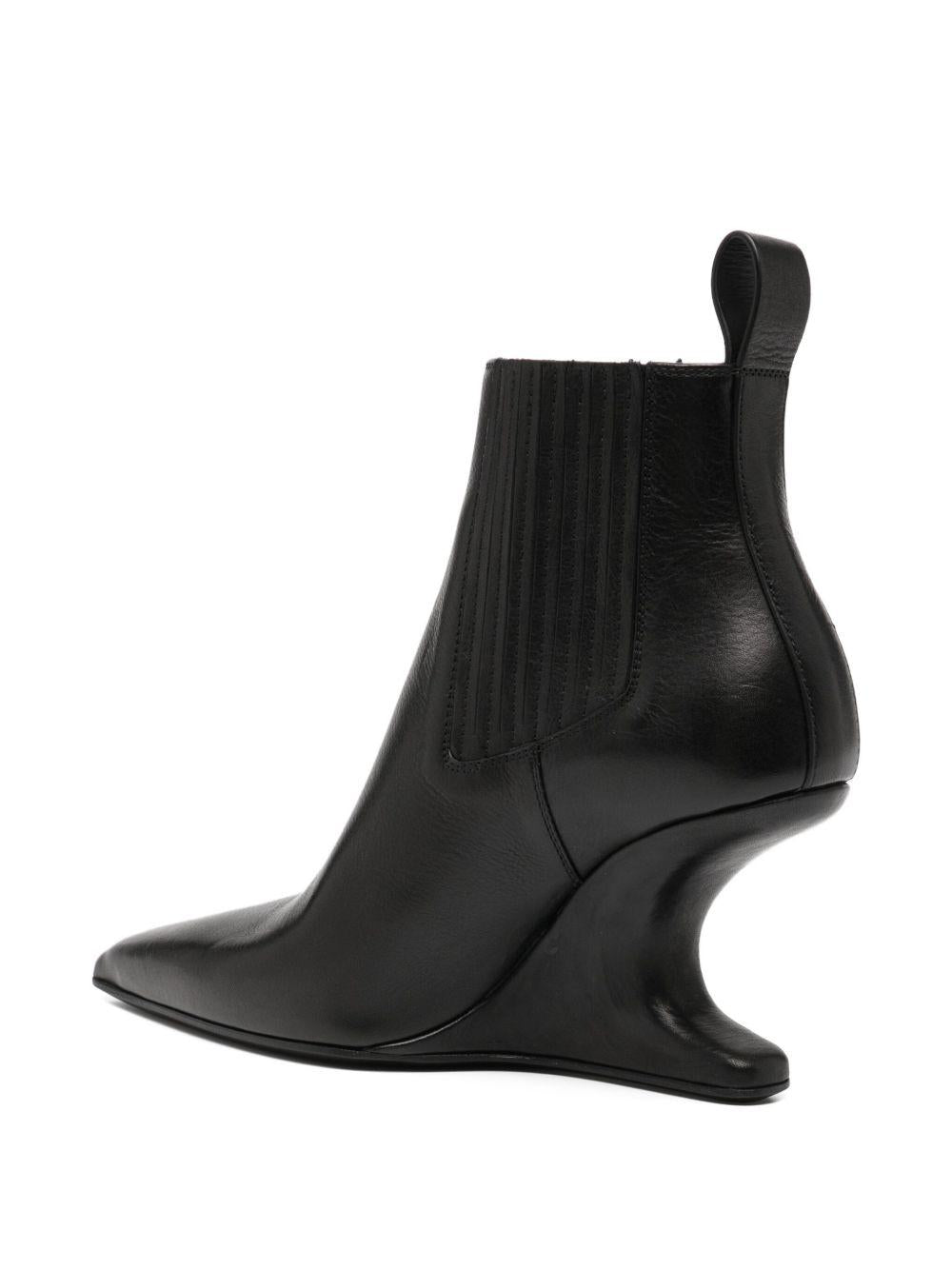 Concordians Runway Ankle Sharp Boots RO02E4879LOOEC 09 BLACK RICK OWENS