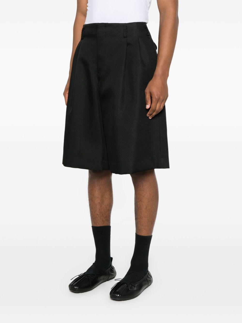 Twill Shorts POP027 1 BLACK COMME DES GARCONS HOMME PLUS