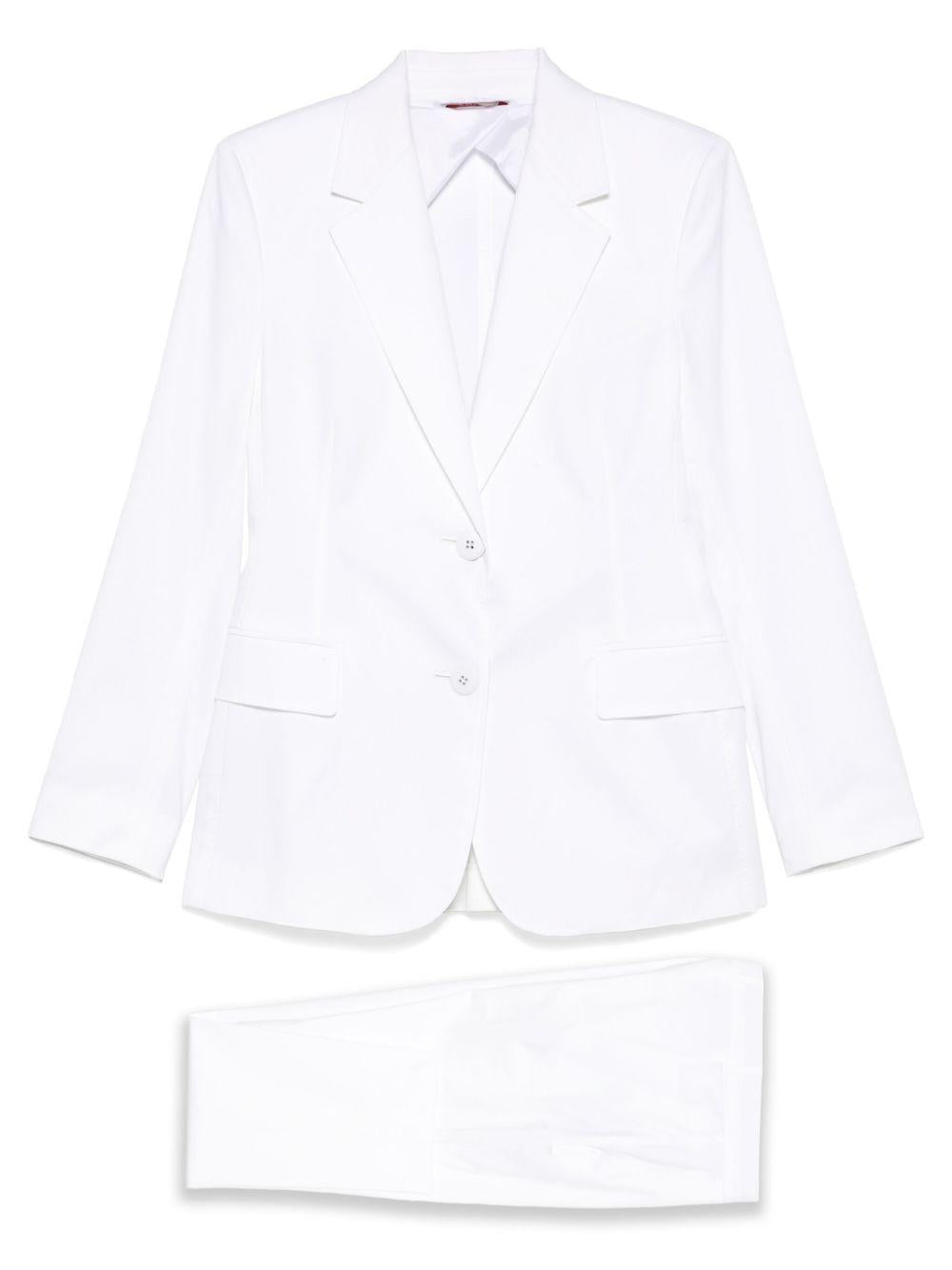 Tailleur monopetto YUPPYMM10289 001 BIANCO MAX MARA STUDIO