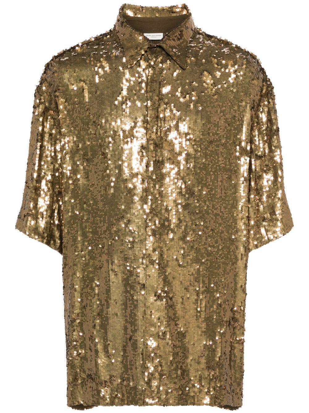 CASSIDYEEMB8342 954 GOLD DRIES VAN NOTEN