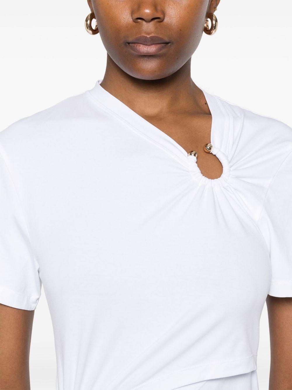 Abito midi 25PJRO062CO0555 P100 WHITE RABANNE