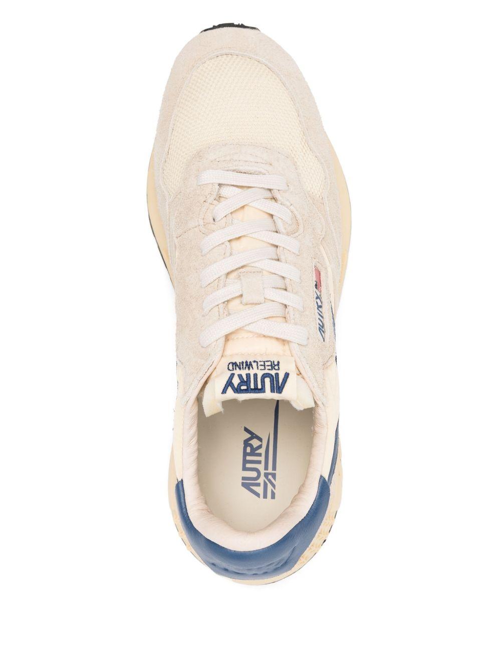 Sneakers Reelwind Low WWLMUT27 ECRU BLUE AUTRY