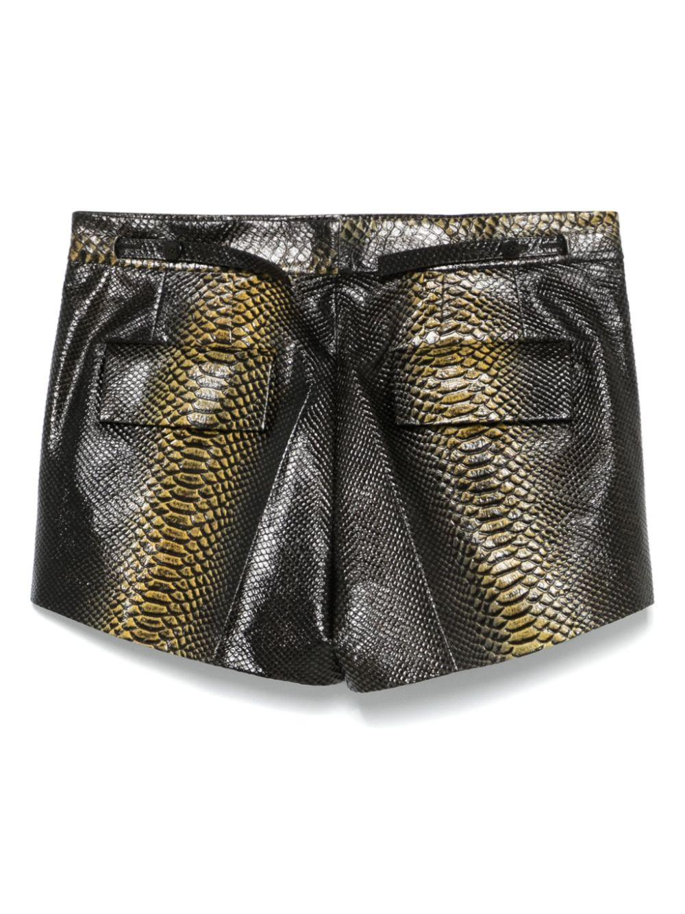 SS25N7C PITONE STAMPATO GIALLO SAPIO