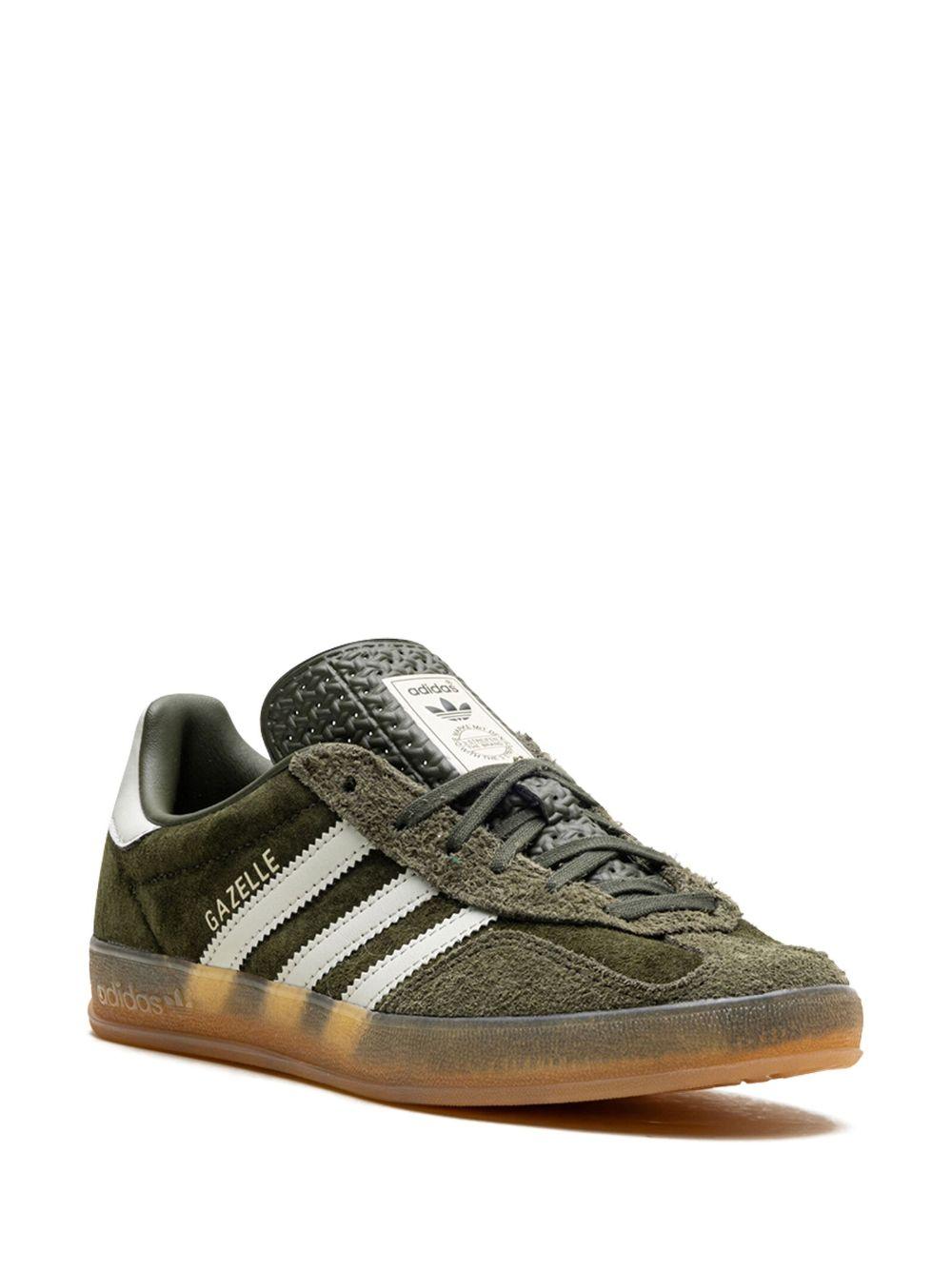 Gazzelle Indoor Sneakers JI3899 GREEN ADIDAS ORIGINALS