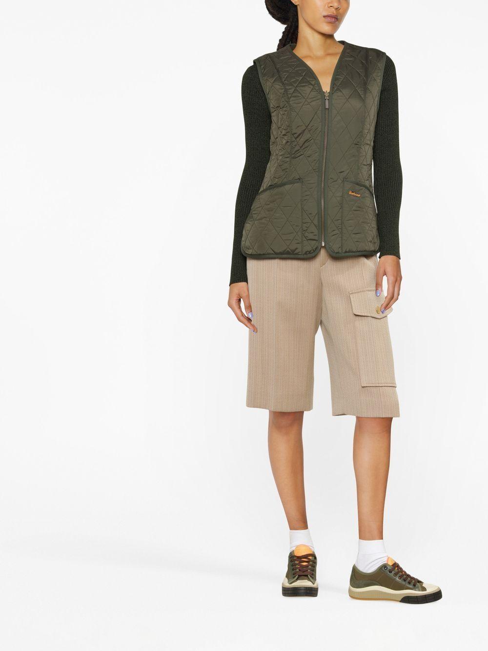 Gilet/Fodera in Pile Betty LLI0003LLI OL71 DARK OLIVE BARBOUR