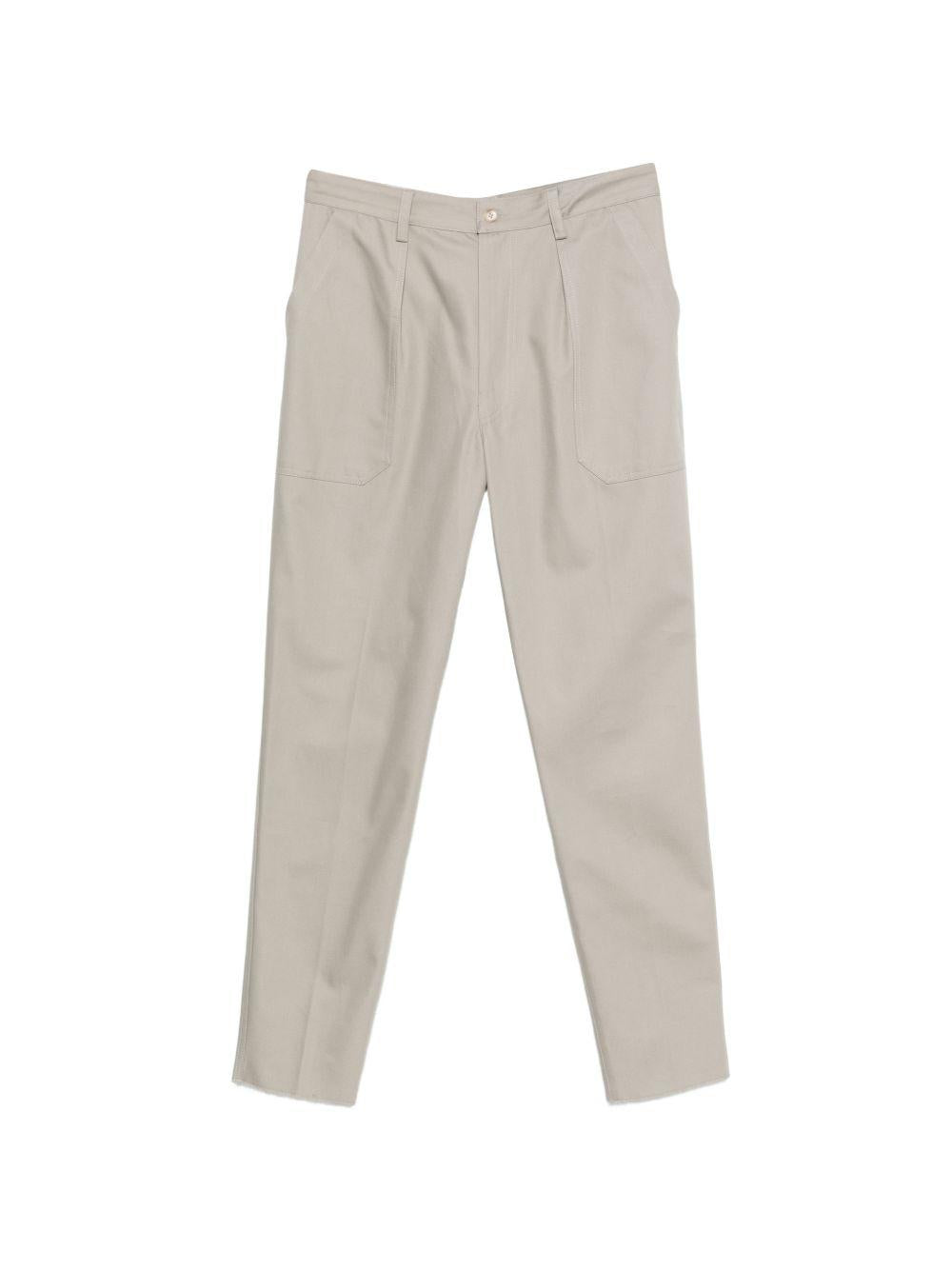 Pantalone in cotone con pinces M75PANM12TES0M143 07 MILITARY GREEN ELEVENTY