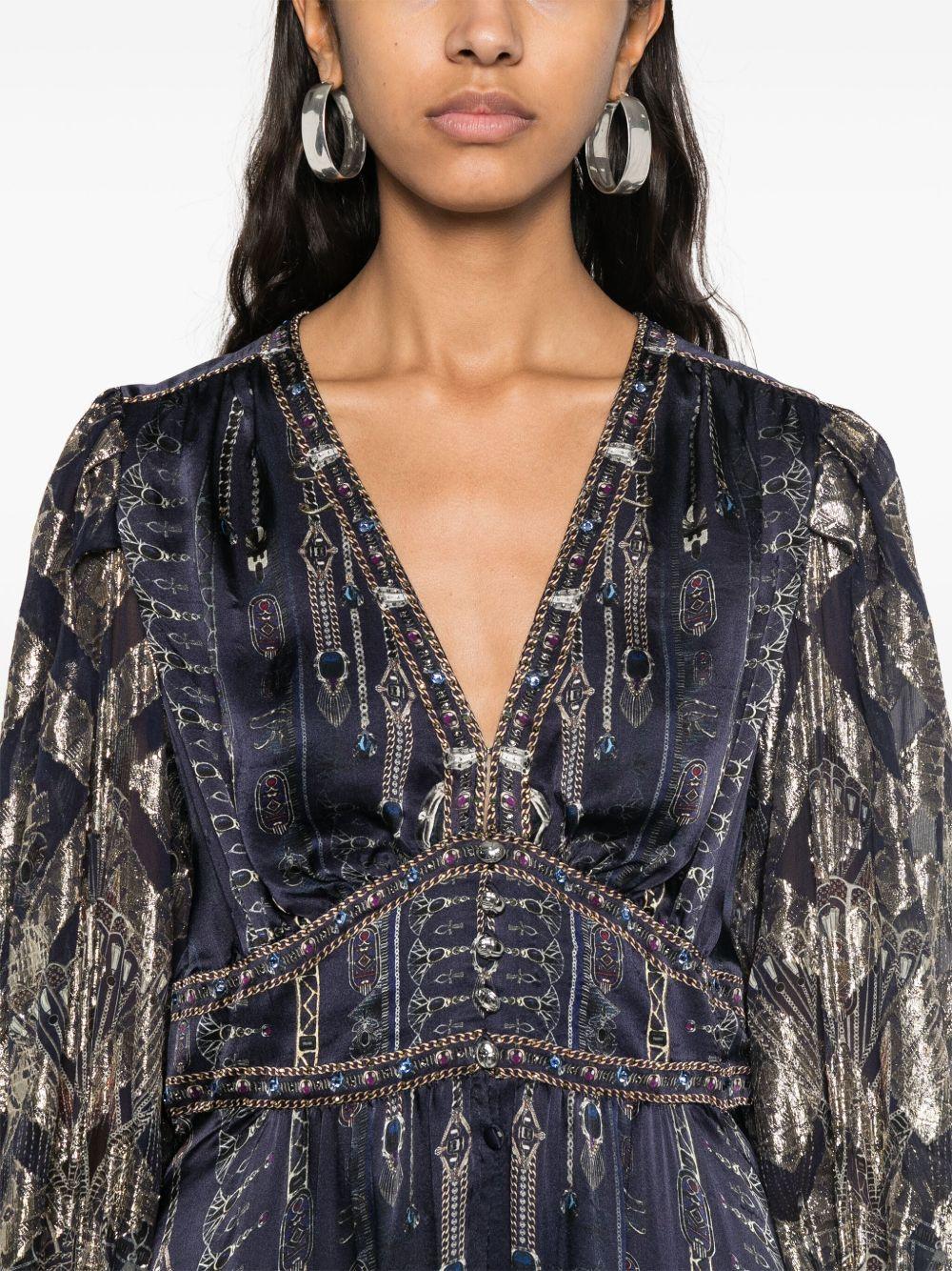 The Egypt Effect-print maxi dress 00031640 THE EGYPT EFFECT CAMILLA