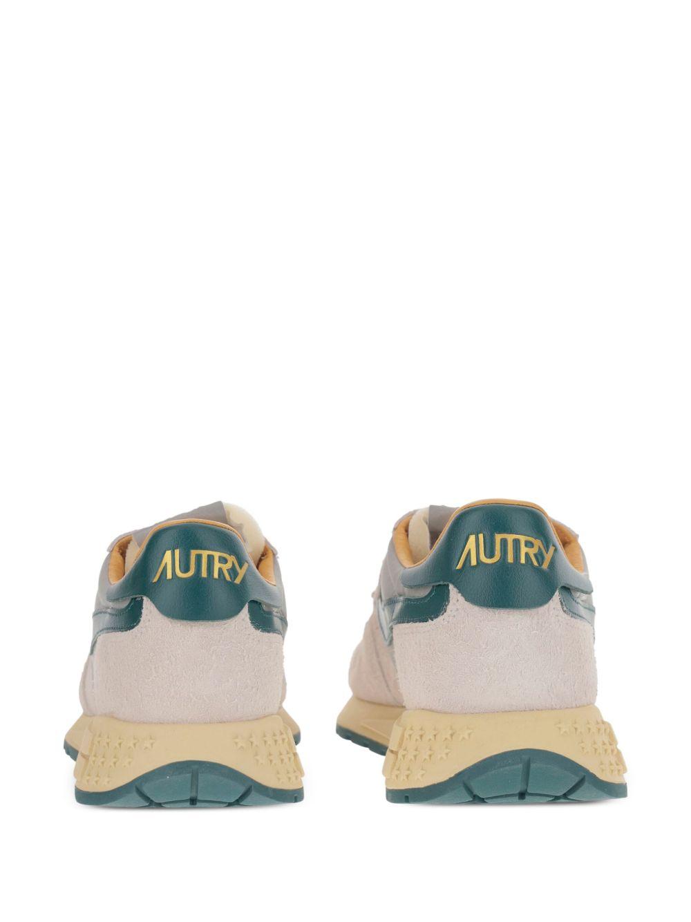 Reelwind Low sneakers in nylon and suede WWLMRL07 SILVER MOUNT AUTRY