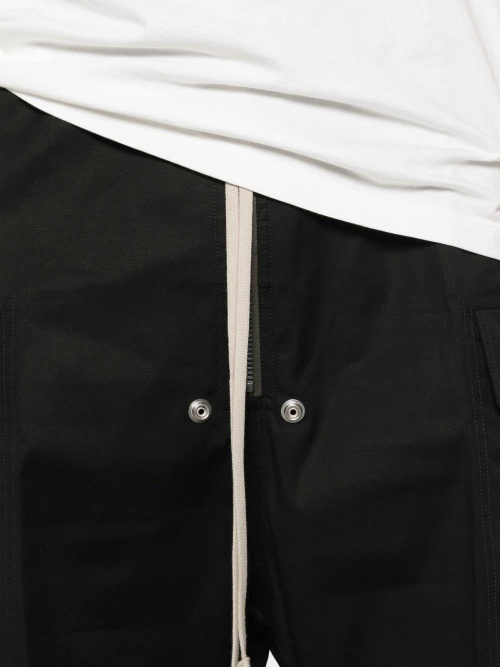 Cargobela Shorts RU01F2360TE 09 BLACK RICK OWENS