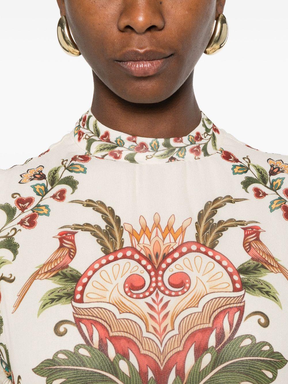 Abito maxi Cream Majestic Hearts 346167 25065 MAJESTIC HEART FARM RIO