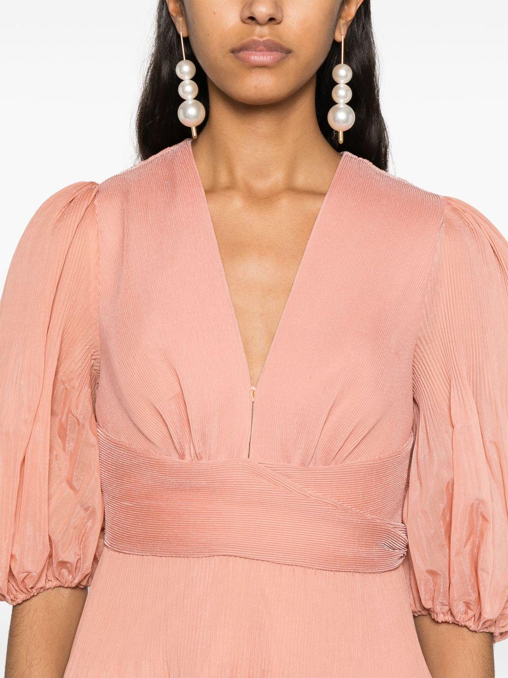 Abito midi plissé 3905DS25R PEACH ZIMMERMANN