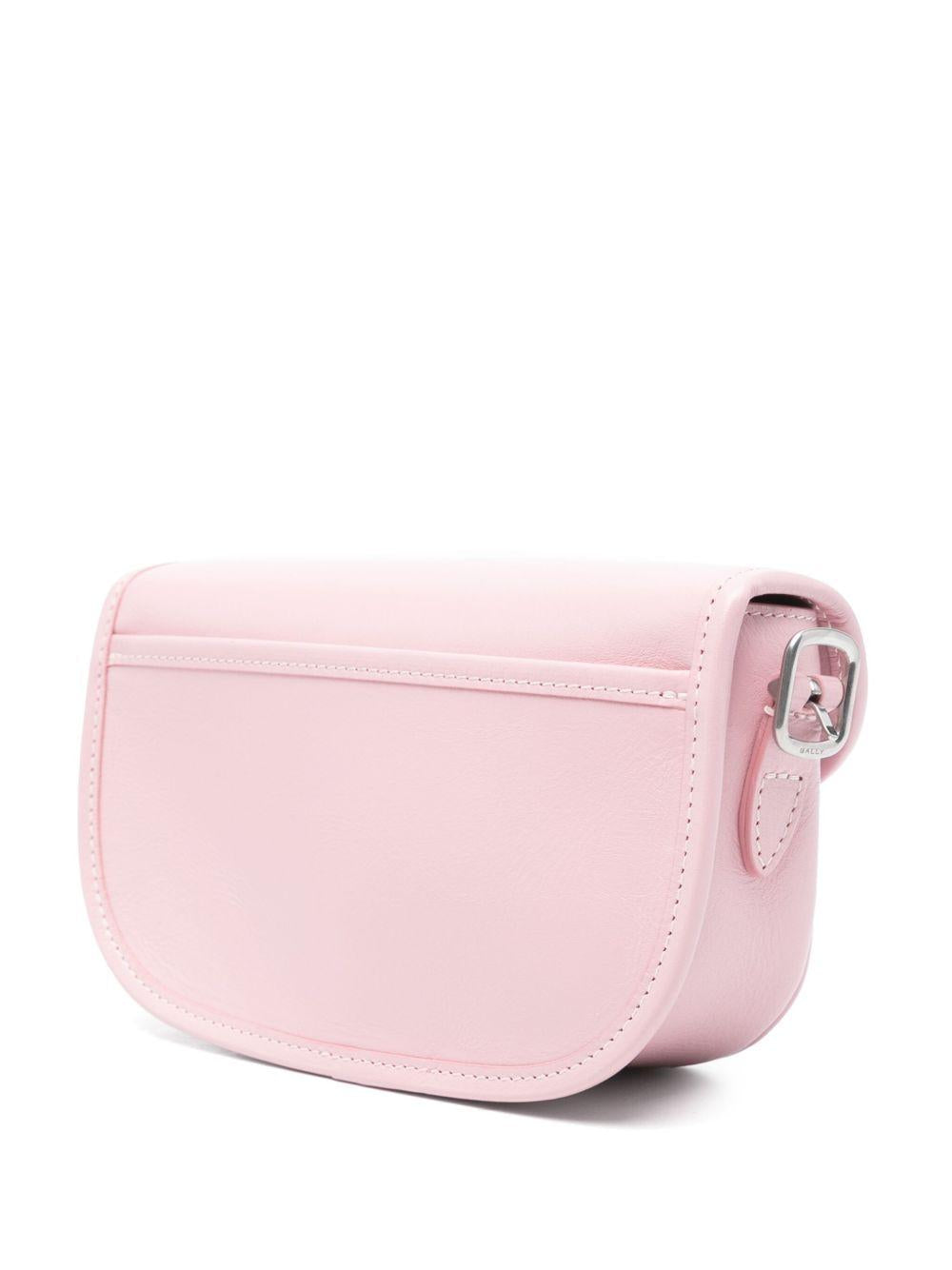 Borsa Mini Beckett In Pelle Rosa Con Spilla Bally Pin WAC04CVT986 U3D1P PINK BALLY