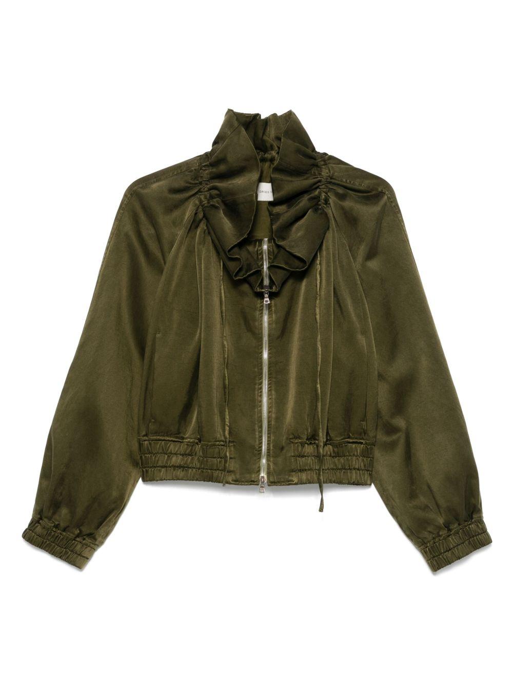 Cocoon blouson 2510105171426 606 KHAKI DRIES VAN NOTEN