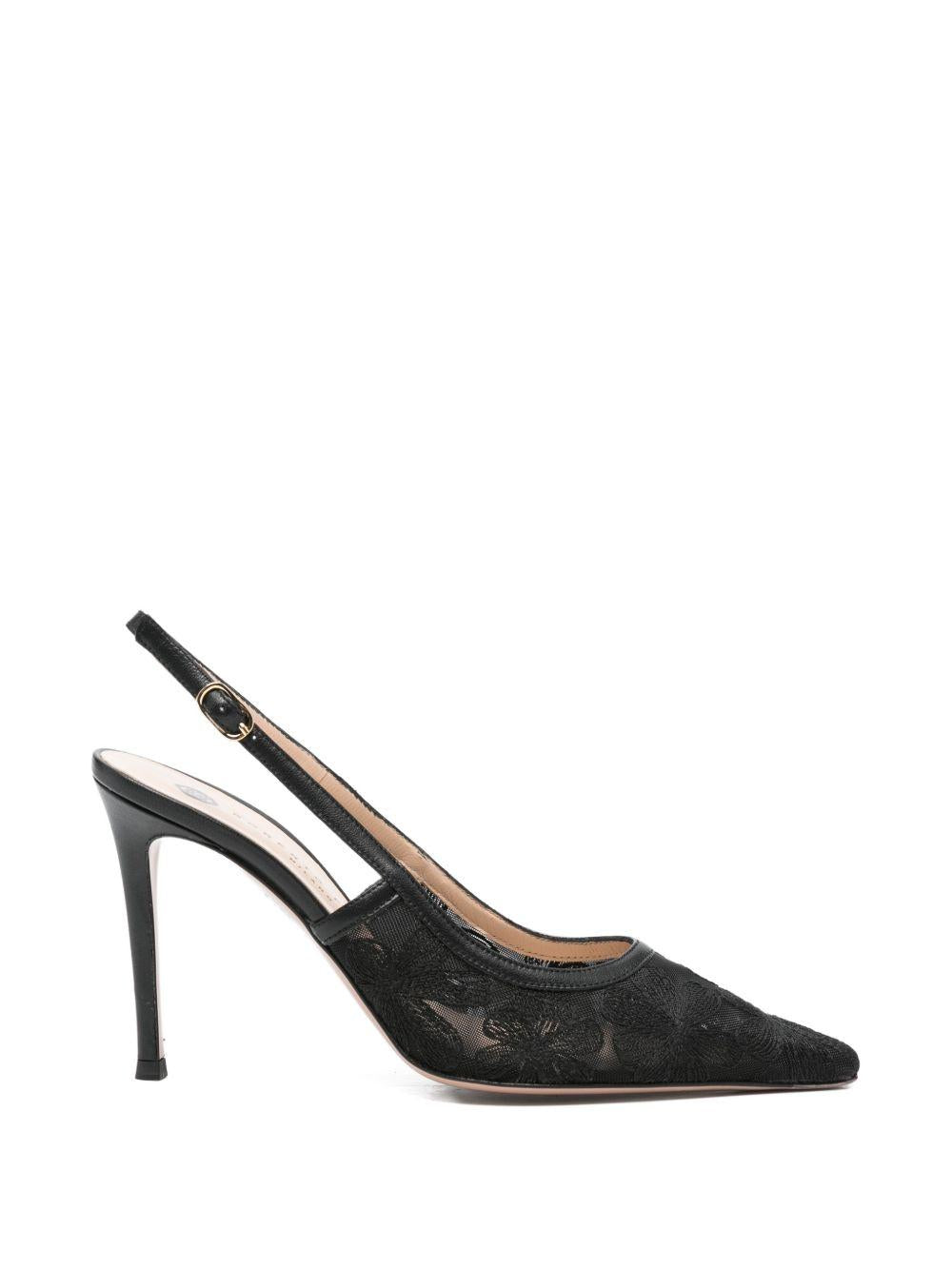 Slingback in rete Zeus ZEUS ORLEANS NERO ROBERTO FESTA
