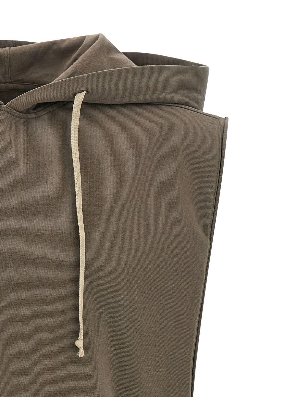 Gilet in jersey di cotone DU01F4165RIGP 34 DUST RICK OWENS DRKSHDW